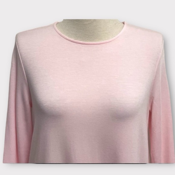 J.Jill Purejill Luxe Tencel Hi-Low
Asymmetrical Pink Blush Tunic Top - Picture 6 of 12